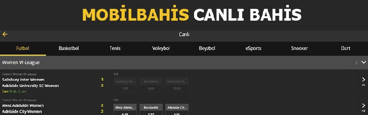 Mobilbahis Canlı Bahis